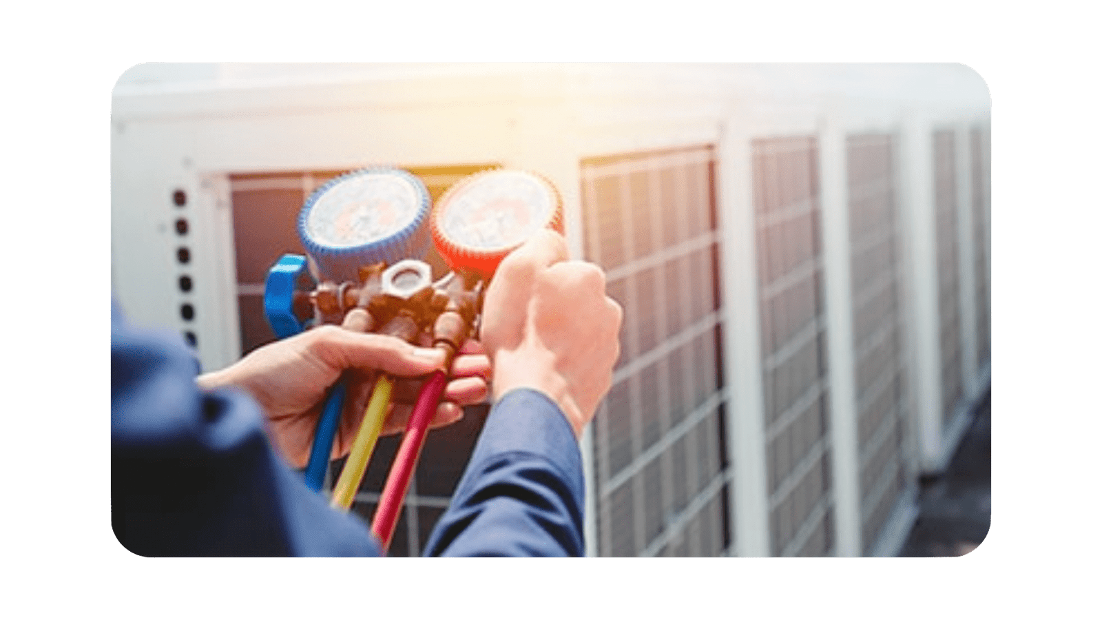 imagen de vida útil y el buen desempeño de los sistemas HVAC